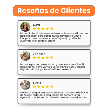 Alimento Húmedo Nativo Chef’s Recipe Pelo Blanco Kanu Pet para Perros