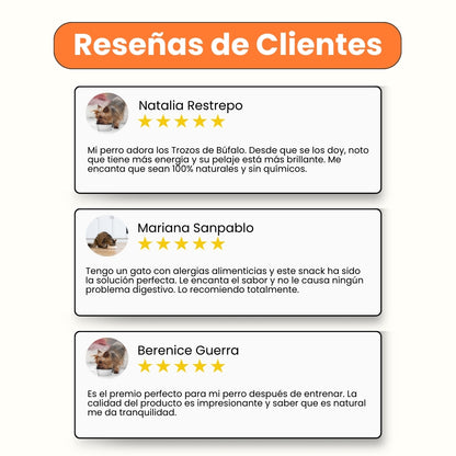 Snack de Trozos de Búfalo Deshidratados Kanu Pet para perros y gatos 100% Natural , Un solo ingrediente