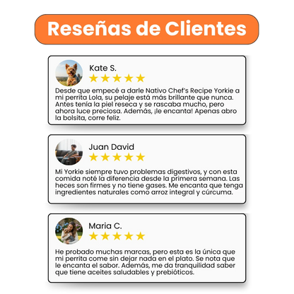 Alimento Húmedo Nativo Chef’s Recipe Yorkshire Terrier Kanu Pet para Perros