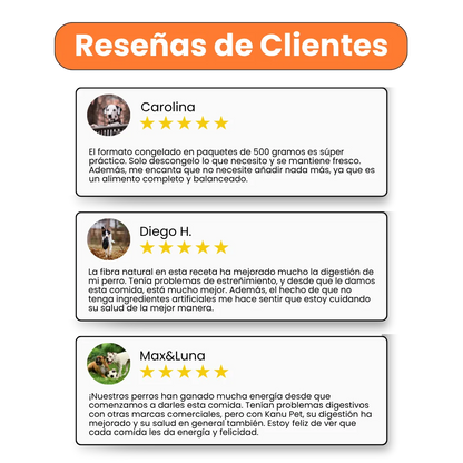 Alimento Congelado Nativo Fresh sabor a Carne de Res Hígado y Remolacha Kanu Pet para Perros 100% Comida Real