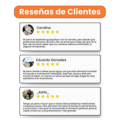 Alimento Húmedo Goulash Pollo y Salmón Kanu Pet para perro adulto Lata