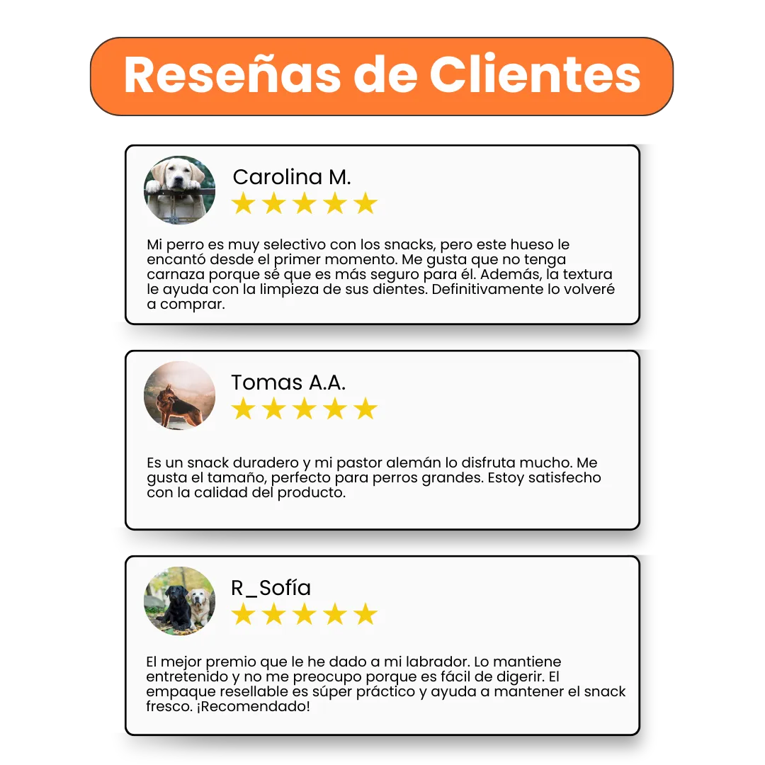 Snack Hueso Grande de Carne y Batata Kanu Pet Hueso para Perro