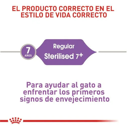 Alimento Para Gato Royal Canin Sterilised 7