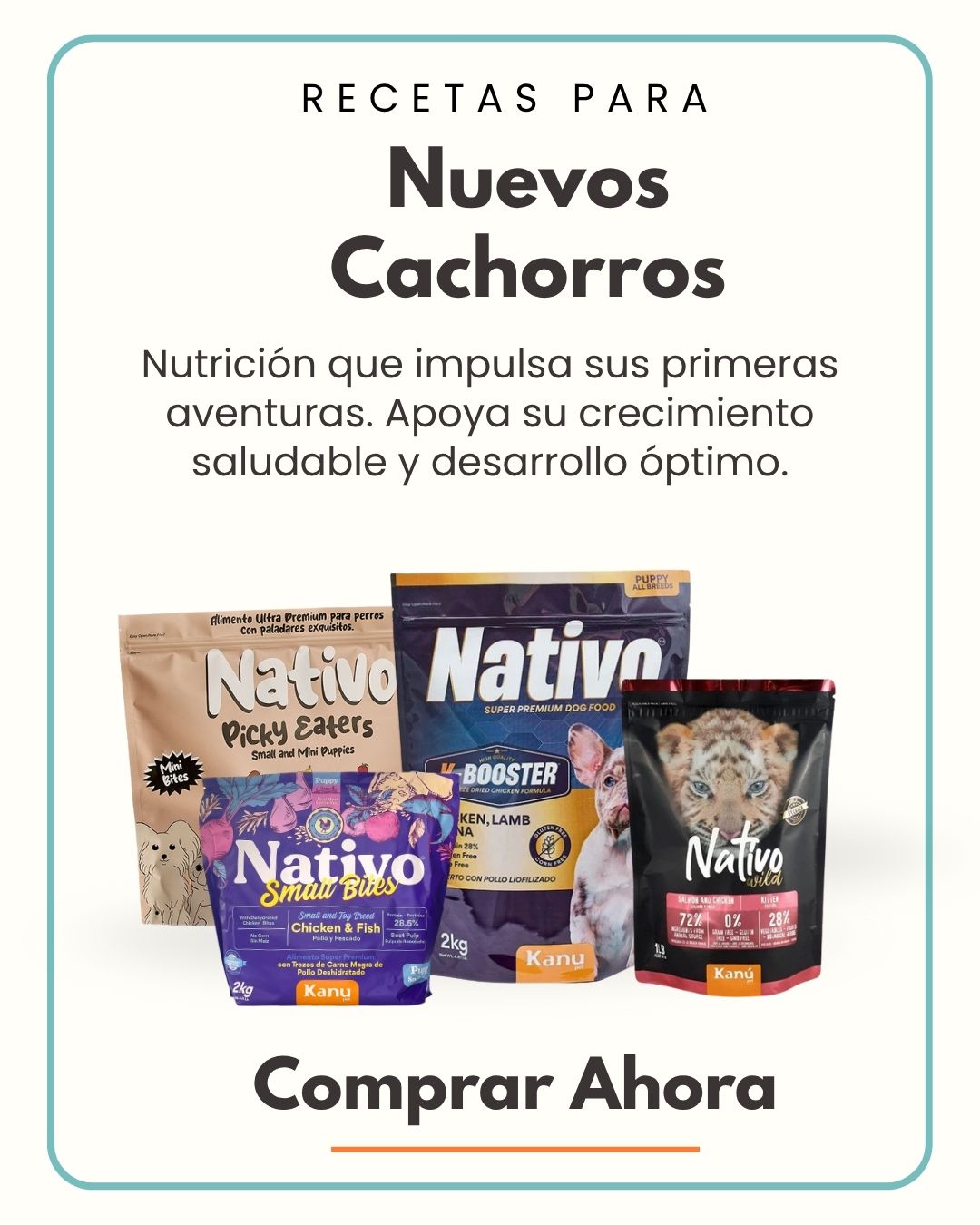Recetas Kanu pet nuevos cachorros - mascotas