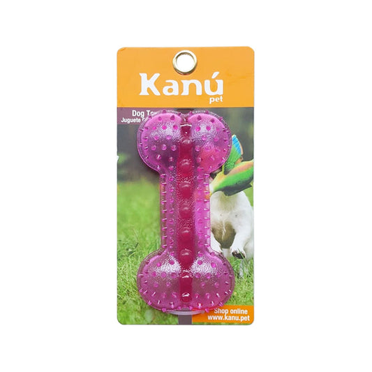 Juguete Porta Snack de Hueso Rosado Kanu Pet para perro