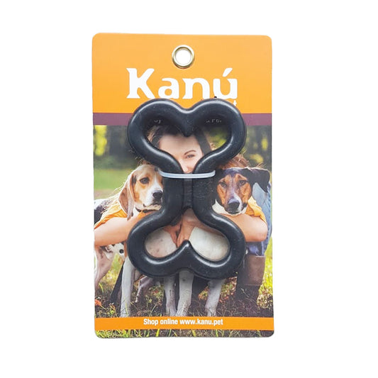 Juguete Hueso de Rubber Negro Kanu Pet para perro