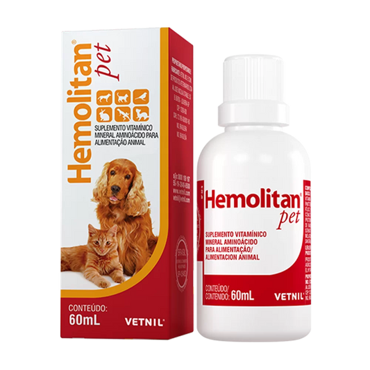 Hemolitan pet 60 ml para todas