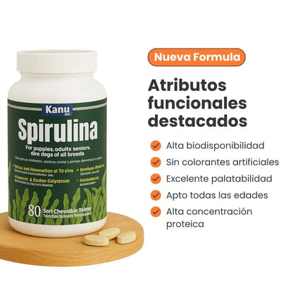 Suplemento spirulina para perro - kanu pet