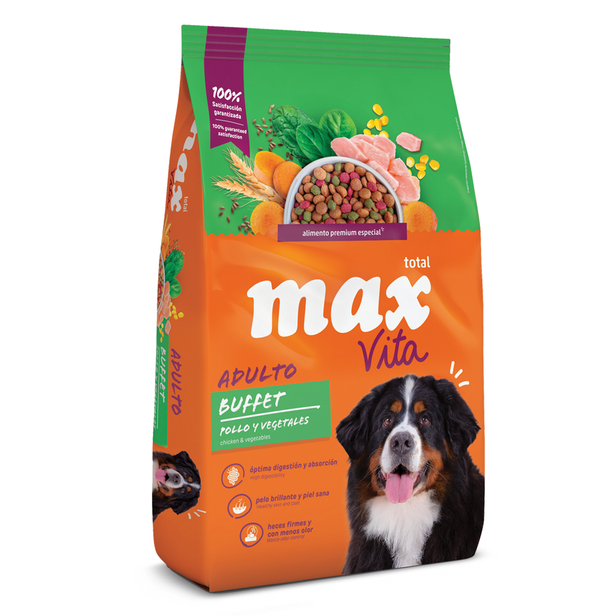 Alimento Para Perro Total Max Vita Adulto Pollo y Vegetales