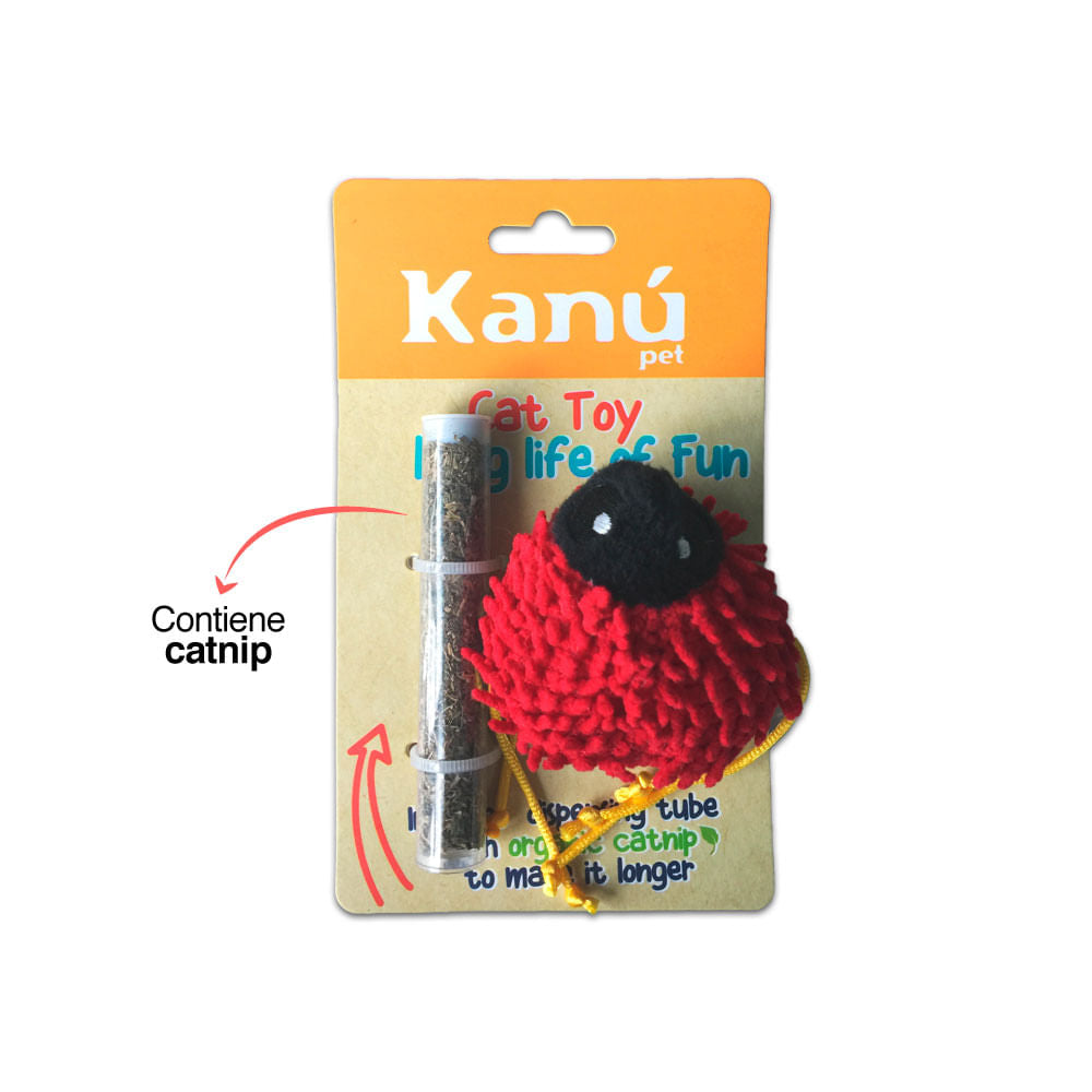 Juguete Araña Con Catnip Kanu Pet para Gato