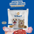 Alimento Crudo Hi Barf para Perros a base de pollo, Ternera y Conejo