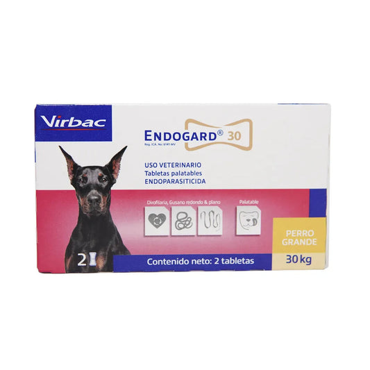 Endogard 30 Caja x 2 Unidades Para Perro