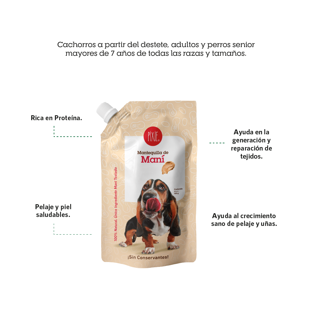 Mantequilla de Maní Pixie para perros
