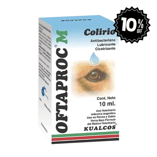 Oftaproc Colirio  M 10 Ml Para Perro y Gato