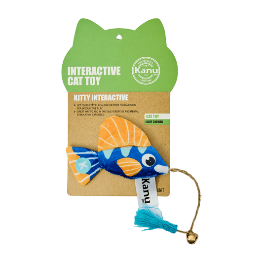 Juguete de Peluche Pez Amarillo para Gato - Main Image