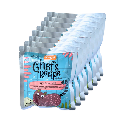 Combo Gourmet del Mar x 7 | Chef’s Recipe Salmón para Gatos