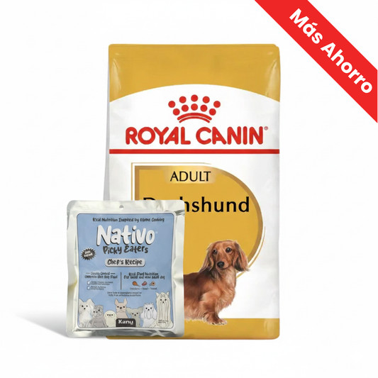 Paquete Royal Canin Dachshund + Nativo Chef’s Recipe Picky Eaters Kanu Pet para Perros