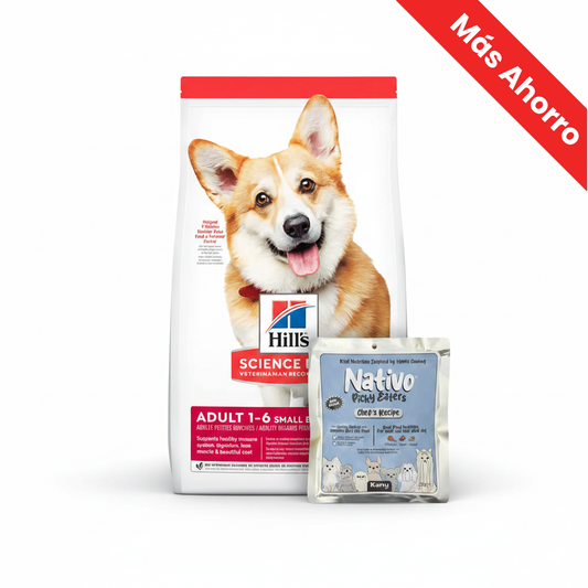 Paquete Hills Adulto Small Bites Perro + Nativo Chef’s Recipe Picky Eaters Kanu Pet para Perros