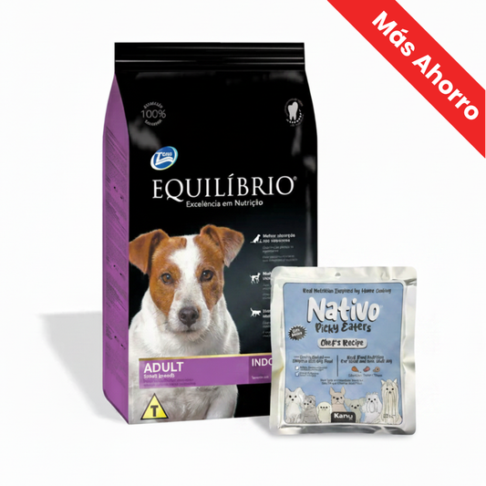 Alimento para perro Equilibrio Adultos Raza Pequeña +  Alimento Húmedo Nativo Chef’s Recipe Picky Eaters Kanu Pet para Perros