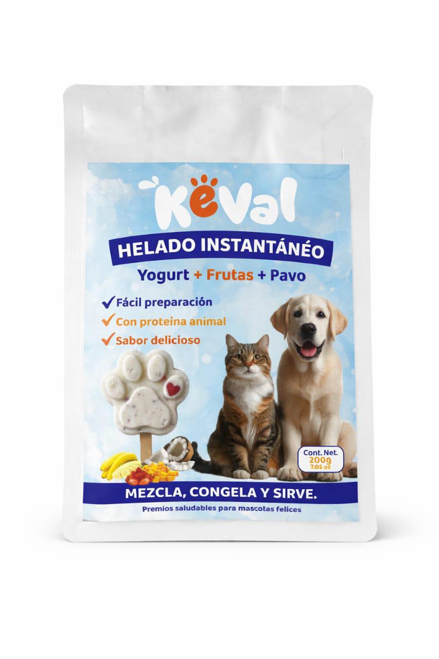 Helado instantáneo en polvo